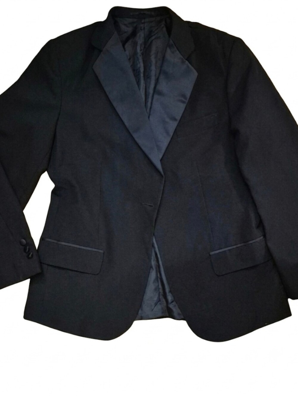 Classic Black Men's        (Junior Size14) Blazer - Tailored Evening Jacket